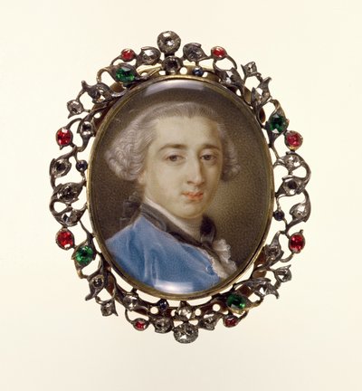Portrait Miniature of Richard Milles by Pompeo Girolamo Batoni